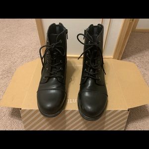 Madden Girl lace up boots